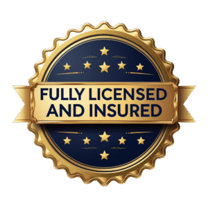 Fully Licensed and Insured Badge